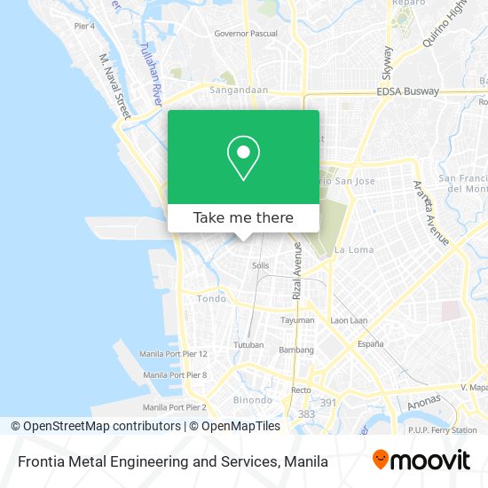 Frontia Metal Engineering and Services map