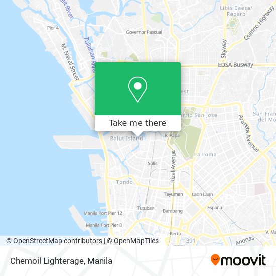 Chemoil Lighterage map