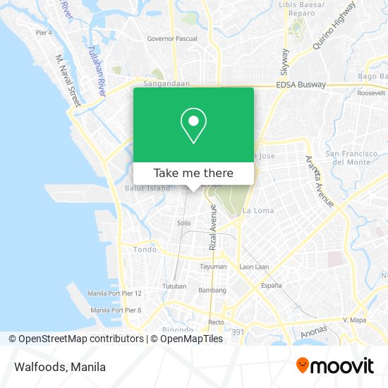 Walfoods map