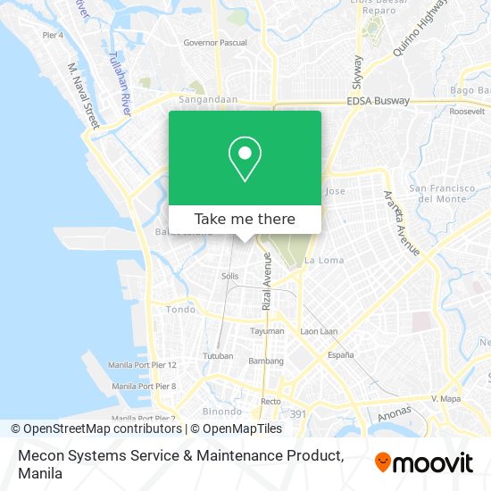 Mecon Systems Service & Maintenance Product map