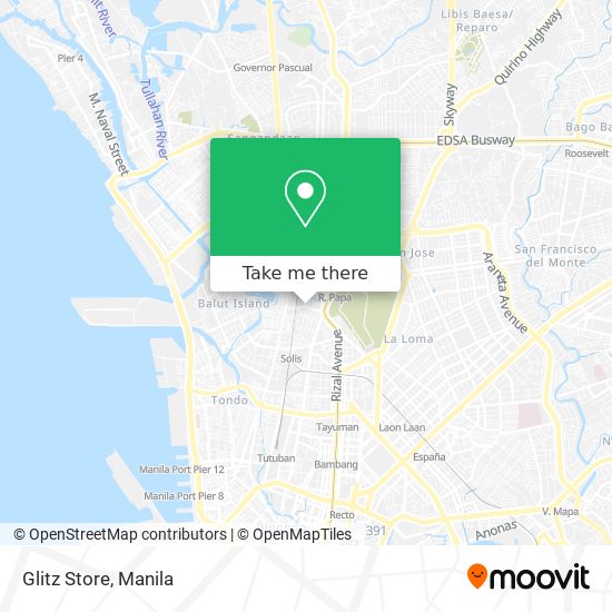 Glitz Store map