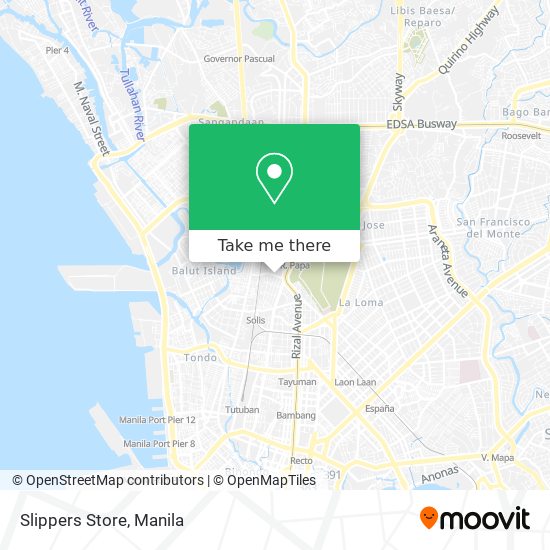 Slippers Store map
