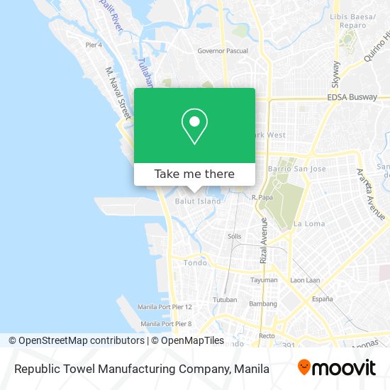 Republic Towel Manufacturing Company map