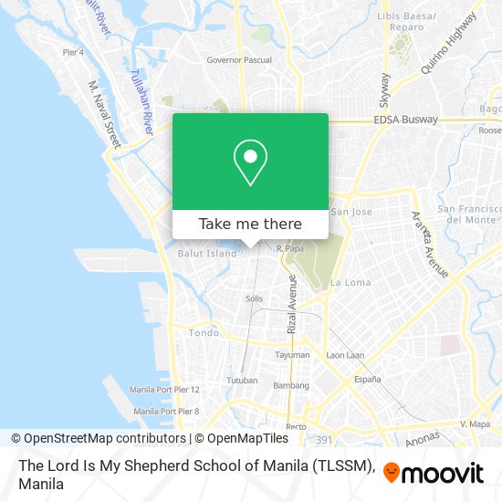 The Lord Is My Shepherd School of Manila (TLSSM) map