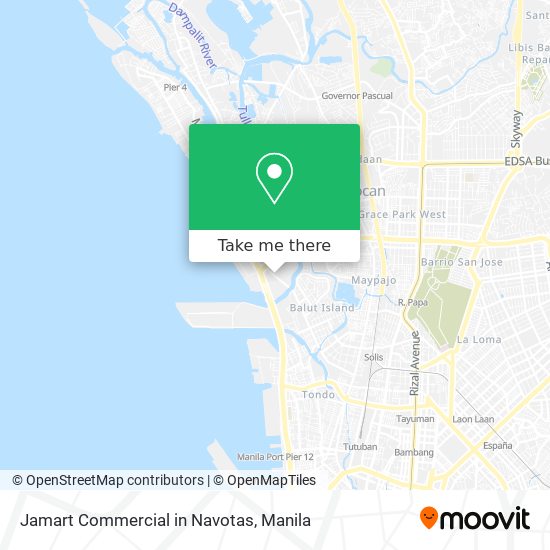 Jamart Commercial in Navotas map