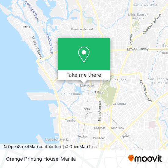 Orange Printing House map