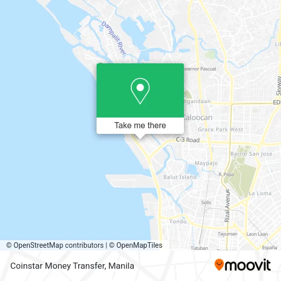Coinstar Money Transfer map