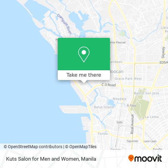 Kuts Salon for Men and Women map