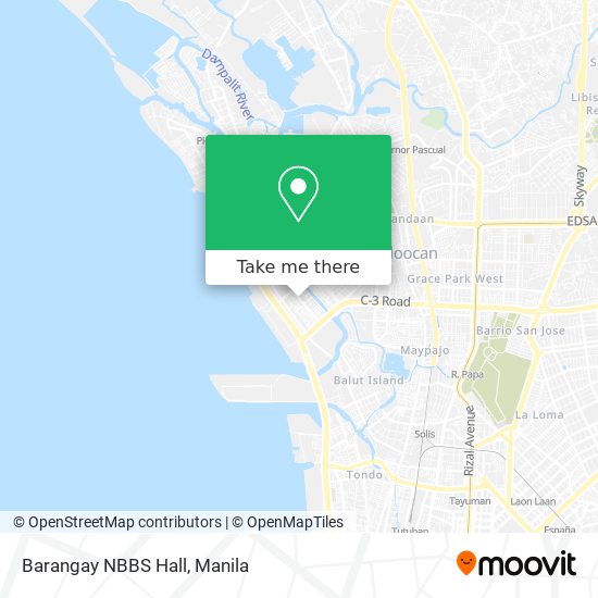 Barangay NBBS Hall map
