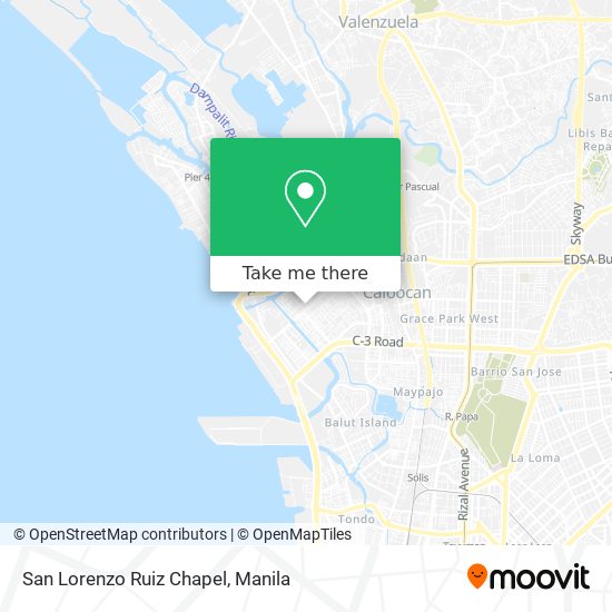 San Lorenzo Ruiz Chapel map