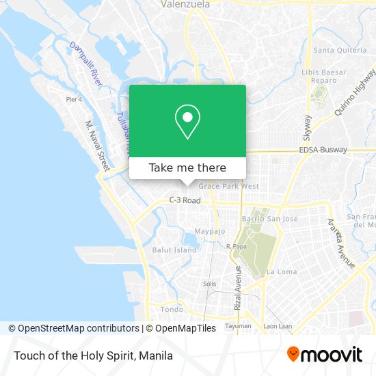 Touch of the Holy Spirit map