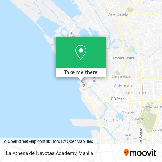 La Athena de Navotas Academy map