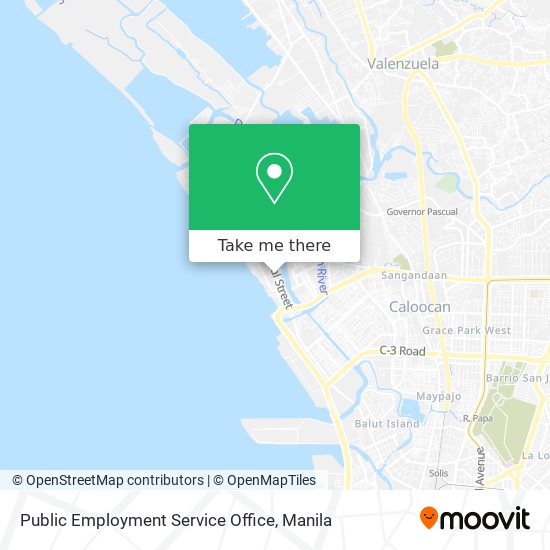 Public Employment Service Office map