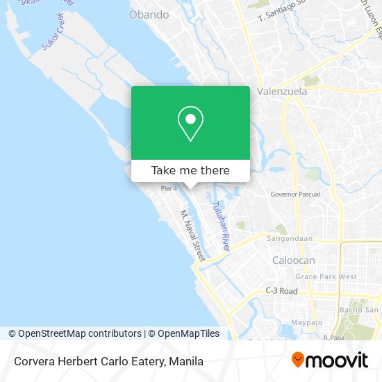 Corvera Herbert Carlo Eatery map