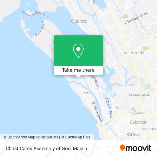 Christ Cares Assembly of God map