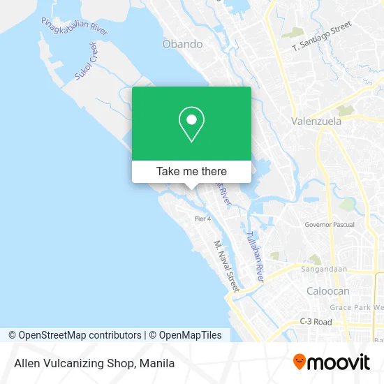 Allen Vulcanizing Shop map