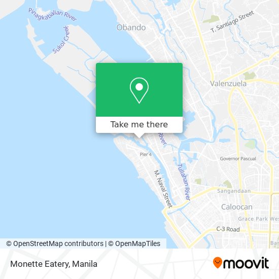 Monette Eatery map