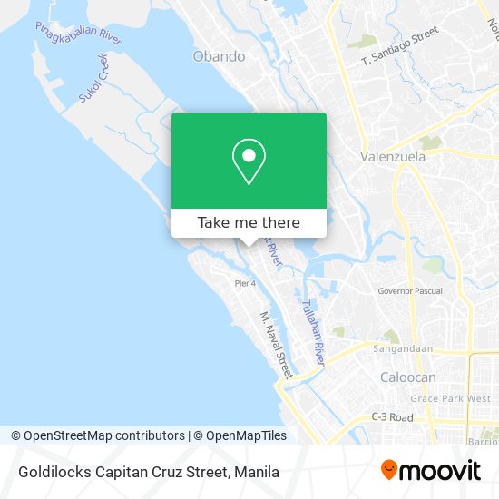 Goldilocks Capitan Cruz Street map