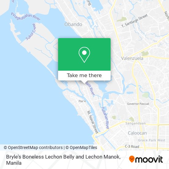 Bryle's Boneless Lechon Belly and Lechon Manok map