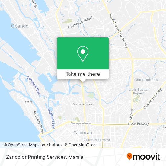 Zaricolor Printing Services map