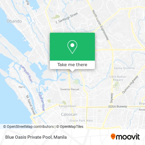 Blue Oasis Private Pool map