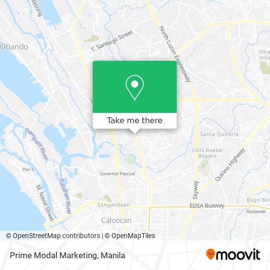 Prime Modal Marketing map