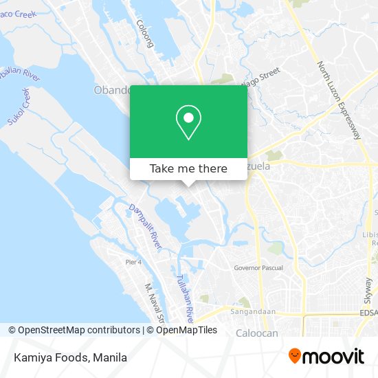 Kamiya Foods map