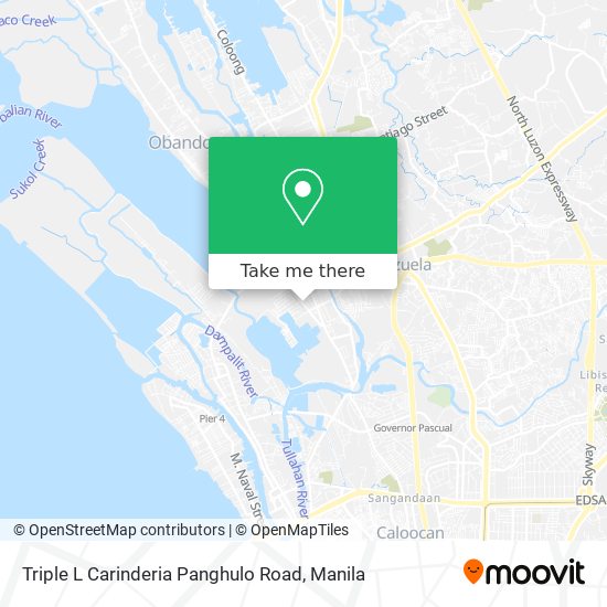 Triple L Carinderia Panghulo Road map