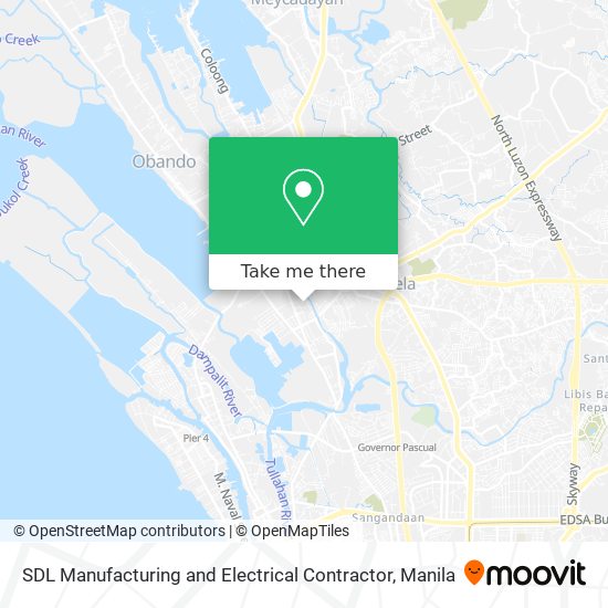 SDL Manufacturing and Electrical Contractor map