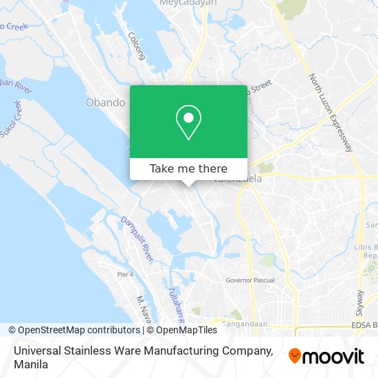 Universal Stainless Ware Manufacturing Company map