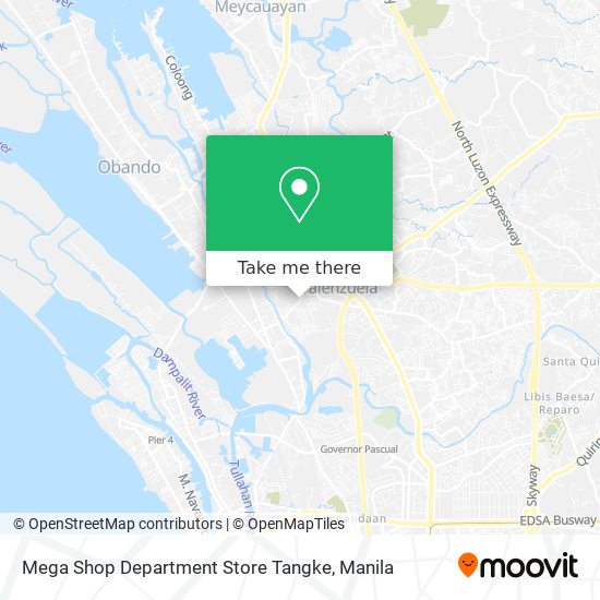 Mega Shop Department Store Tangke map
