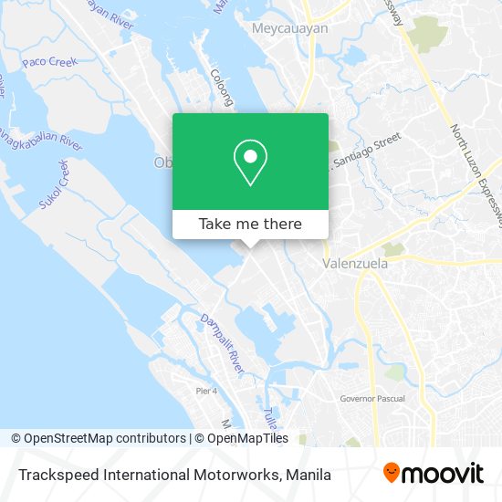 Trackspeed International Motorworks map