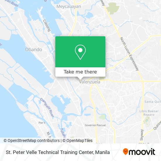 St. Peter Velle Technical Training Center map