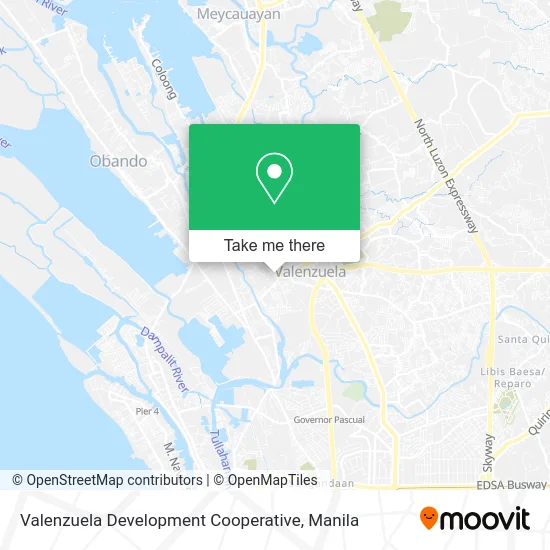 Valenzuela Development Cooperative map