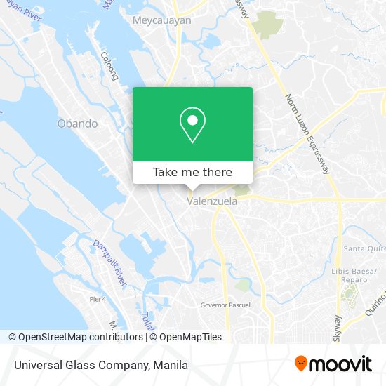 Universal Glass Company map