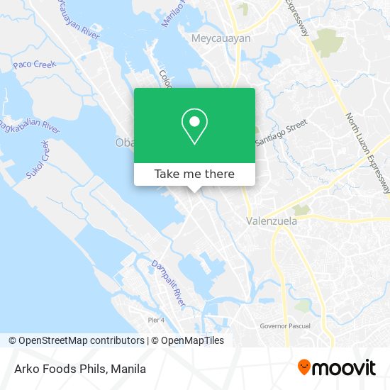 Arko Foods Phils map