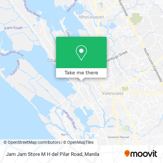 Jam Jam Store M H del Pilar Road map