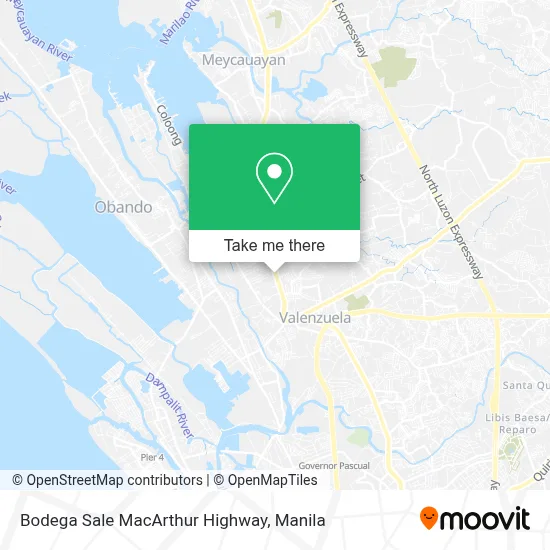 Bodega Sale MacArthur Highway map