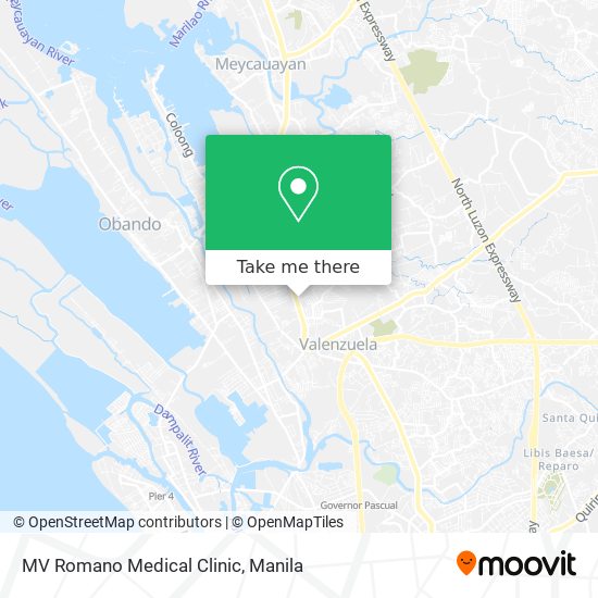 MV Romano Medical Clinic map