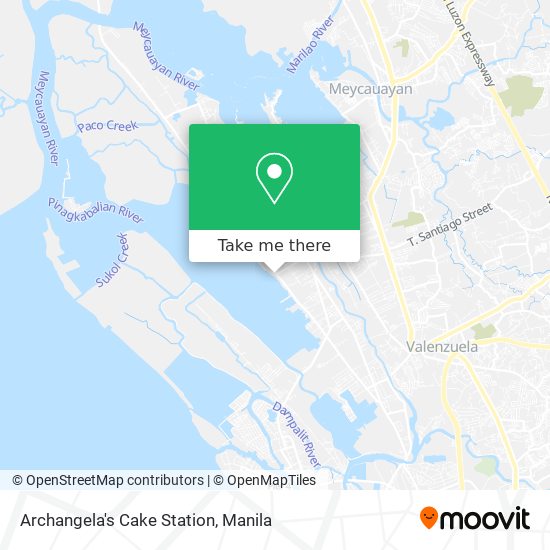 Archangela's Cake Station map