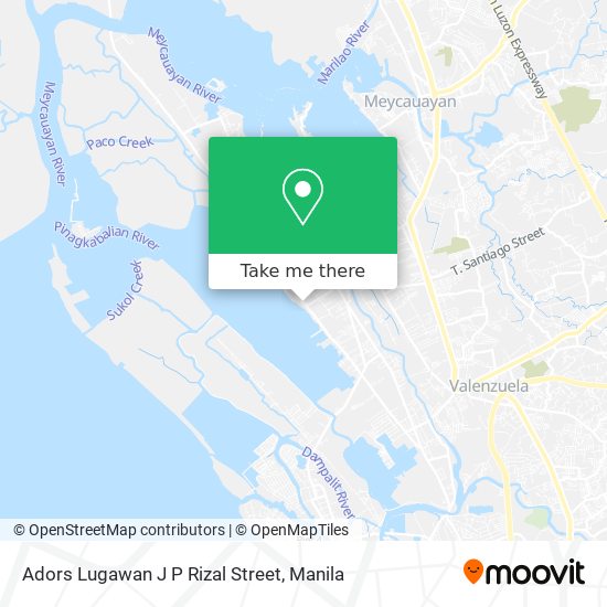 Adors Lugawan J P Rizal Street map