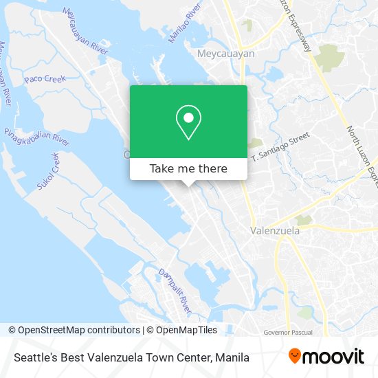 Seattle's Best Valenzuela Town Center map