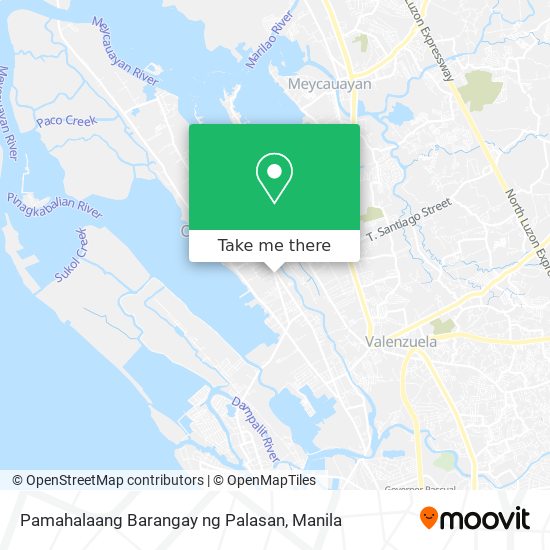 Pamahalaang Barangay ng Palasan map