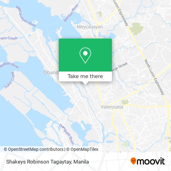 Shakeys Robinson Tagaytay map