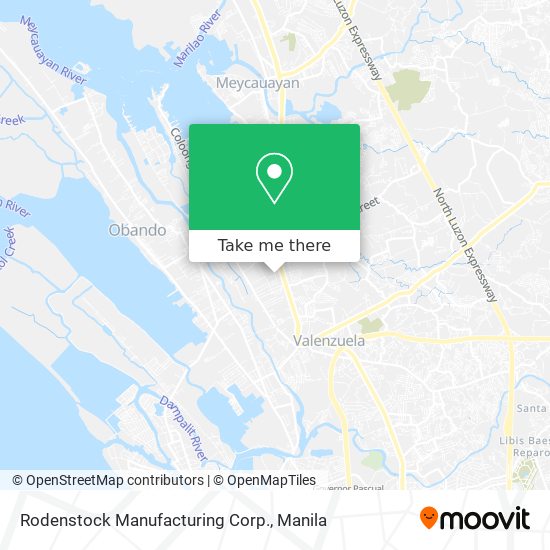 Rodenstock Manufacturing Corp. map