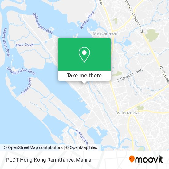 PLDT Hong Kong Remittance map