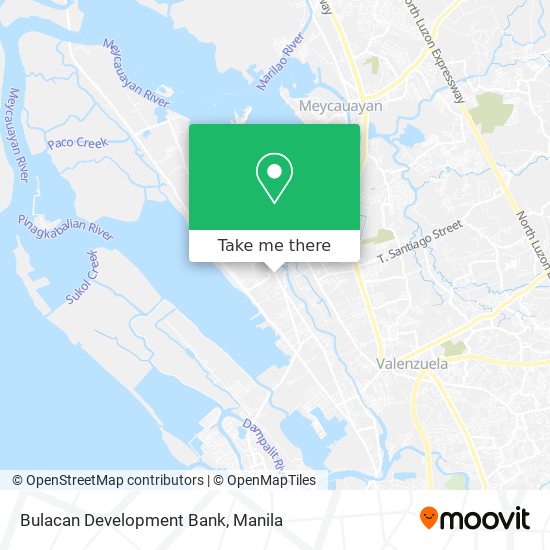Bulacan Development Bank map