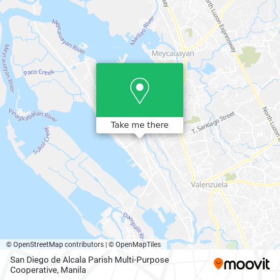 San Diego de Alcala Parish Multi-Purpose Cooperative map