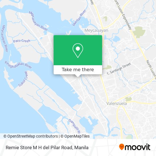 Remie Store M H del Pilar Road map