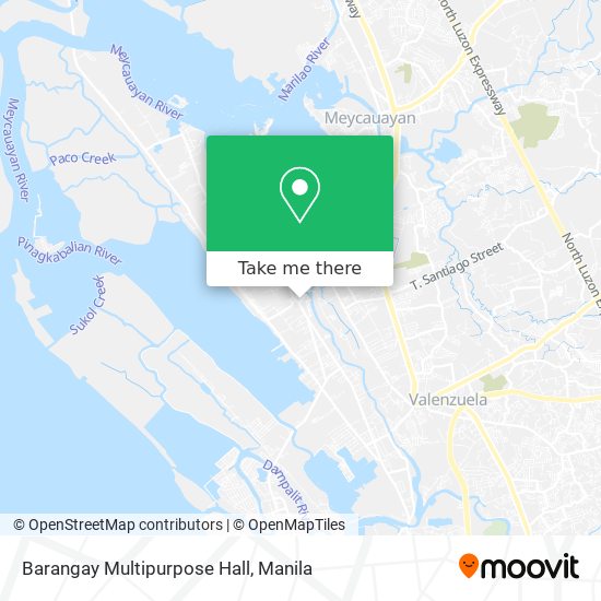 Barangay Multipurpose Hall map